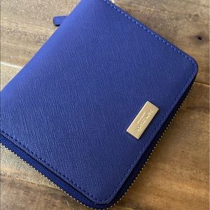 Kate Spade Darci Laurel Way Zip Around Wallet Blue
